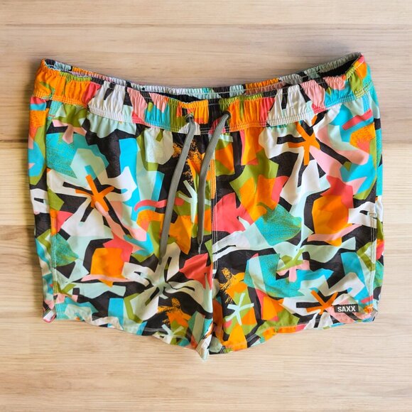 SAXX ( LG - Men ) OH BUOY 2N1 "Ballpark Pouch"  Built In Underwear Swim Casual - Picture 2 of 6